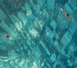 nikolawashere:  NY under water. The eye-catching swimming pool