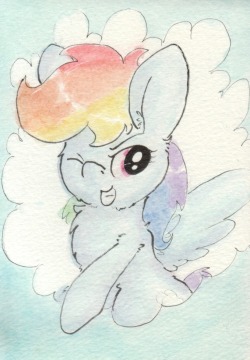 slightlyshade:I just like Rainbow Dash okay?!^w^