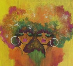 fyblackwomenart:  Gemini by Yvette Crocker