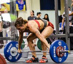 crossfitters:  Andrea Ager. 2014 NPFL LA Reign Combine - April