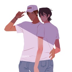 lancelions: weâ€™re speaking in bodies by beetlewingÂ been making shades of purple out of red and bluea klance mixart by @ohprcrhttp://ohprcr.tumblr.com/post/147284546817/white-t-shirti. kill the director - the wombatsii. cardiac arrest - bad sunsiii.