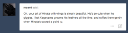 davestrider123:  I am dying the cute kagehina possibilities are