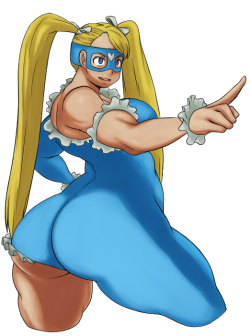 overlordzeon:  So I drew some Rainbow Mika after playing SFV