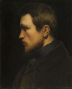 somanyhumanbeings:Hippolyte Flandrin, Autoportrait (c. 1837-1840)