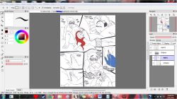 GUESS WHOS COLORING YOUR COMIC? I AM GUESS WHOS GOING TO HELL?