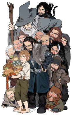 i just really needed to draw some hobbit fanart okay these fucking