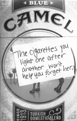 cigarette-memories:  “The cigarettes you light one after another