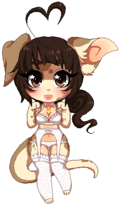 lolwhathappened:Pixel chibi for Artypanda on FA OvOCheck my Commission