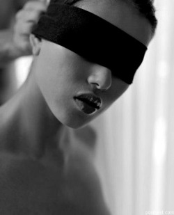 sensual-dominant:  Lets put this blindfold on you first and then