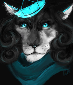 My first time painting a lion for the Huion Mascot Redraw contestpatreon.com/krovav