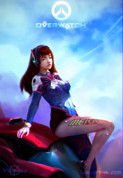 overwroughtfan:  D.Va by Jazzel-Nox  