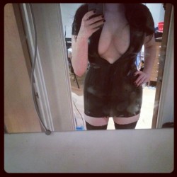 rubyrousson:  I got a new latex dress from Westward Bound, and