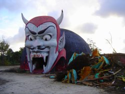 horrorpunk:  Abandoned Theme Park, Panama City Beach, Florida.