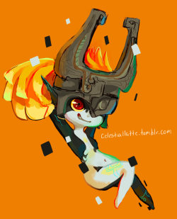 celestiallatte:  Midna from twilight princess! felt like doodling/painting