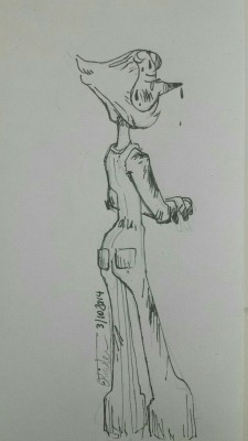 klgfanart:  Mechanic Pearl for day two of Inktober.  I need to