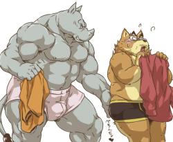 kemohomos:  by @Tetsuo_Oshiba