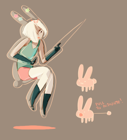 evonyo:  a really dumb idea for a magical girl and familiar \@3@/?