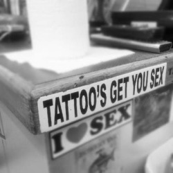 Hmmm, me too…and I have lots of tattoos. Babe!….=)