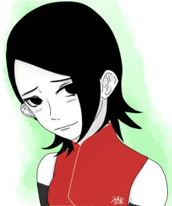 hiddenrabbitpov:  Sarada is just so precious! After hearing about