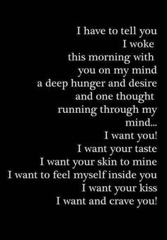 alifeofadventure02:  I want you.   I crave you.  But the timing
