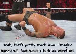 wrestlingssexconfessions:  Yeah, that’s pretty much how I imagine
