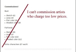 pupukachoo:  painted-bees:  artist-confessions:  Really low prices