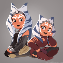 airinn:  star wars (specifically ahsoka) drawings i’ve been