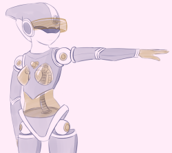 whatisapokemon:  I drew a robot for an art challenge today. Dunno