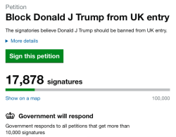 micdotcom:  There is now a petition to ban Donald Trump from