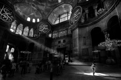 Gloomy history (Hagia Sophia Museum, Istanbul, Turkey)