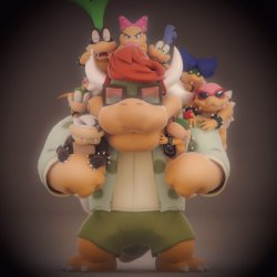 hiddentavern:  “A Koopa Family Photo” by SmashingRenders