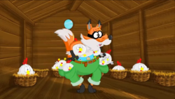 found this kids game called catch the fox, it features a cartoon