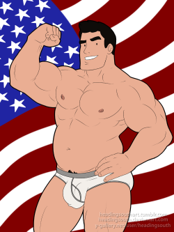 headingsouthart:Commission: American Dilf stan smith from american