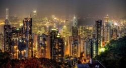 tutidas:  Title: Hong Kong skyline Artist: kkusy ( http://ift.tt/1tkQYcl