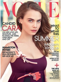 ssquadupdates:  Cara in an interview for Vogue’s July Issue.