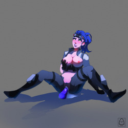 spookiarts:  Talon Widowmaker from OverwatchThis was requested