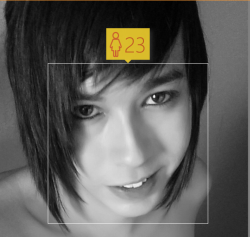 i did this thing and it saw i was a 23 year old female o_o. I turn 25 in october though