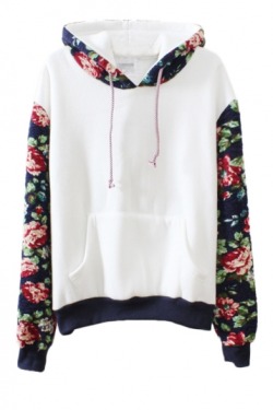 beebolie:    Cat Pattern Hoodie    Flora Print Hoodie Aztec Print