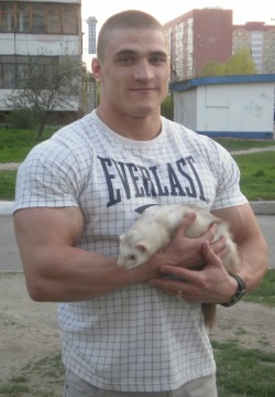 theruskies:  Russian muscle stud I Get Kick Out Of Russian Guys