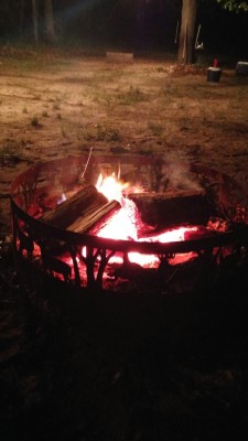 Nothing like a quiet night with nothing but a fire and the crickets.