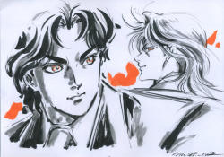 giogiomaula:  Hayama sensei, the character designer of Jojo old OVA’s added some new Jojo sketches in the last months to his twitter gallery. I wish he was the animated TV series designer… 
