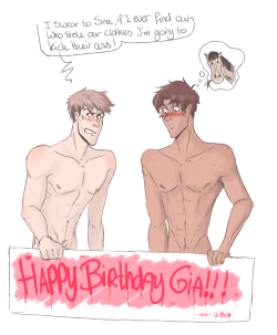 viella-art:  I heard it was theicarustheory’s birthday,