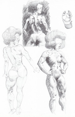 hatebitxx:  And here’s another page of studies featuring Garnet.