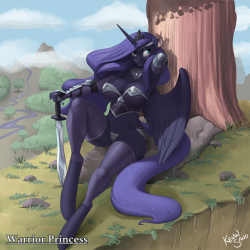 nsfwkevinsano: Warrior Princess Luna Originally released on Patreon