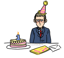 geothebio:  happy birthday, nbchannibal! (the cake is people)