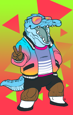 digimomz:  COOL CROC FOR BEC 