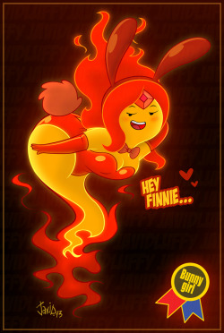 fandoms-females:art_jam__fire_bunny_by_javidluffy ( CM #14 -