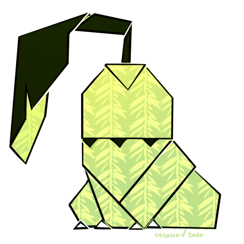 thechekhov:chekhovdraws:Some more Origami pokemon to add to the