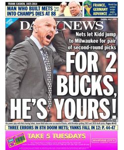 hoops-loop:  You win New York Daily News, you win!