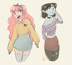 vanella-milkshake:  I’ve come to realise I draw these two once